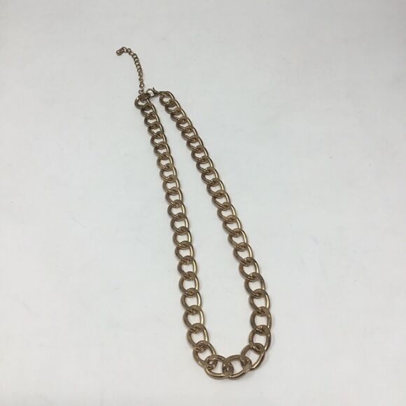 Gold Plated Chain Link Necklace (G2) - Picture 5 of 6